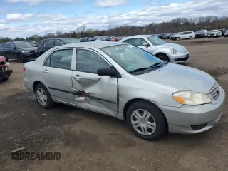 2004 Toyota Corolla CE with VIN 2T1BR32E54C251200, listed as a Copart auction lot 53679315 with 177,378 mi miles and Salvage Title. Bid and sale history available at DreamBid. Image 4.