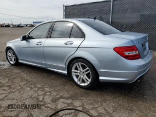 2013 Mercedes-Benz C-Class C 250 Sport with VIN WDDGF4HB4DR255090, listed as a Copart auction lot 54426945 with 154,298 mi miles and Salvage Title. Bid and sale history available at carsss.com. Image 2.