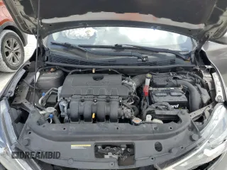 2017 Nissan Sentra SV with VIN 3N1AB7AP6HY203580, listed as a Copart auction lot 53507095 with 35,689 mi miles and Salvage Title. Bid and sale history available at carsss.com. Image 11.