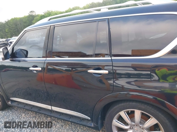 2011 Infiniti QX56 7-passenger with VIN JN8AZ2NEXB9000147, listed as a IAAI auction lot 42033293 with 188,972 mi miles. Bid and sale history available at carsss.com. Image 14.