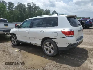2013 Toyota Highlander Limited with VIN 5TDYK3EH8DS133041, listed as a Copart auction lot 53055525 with Not provided miles and Salvage title. Bid and sale history available at DreamBid. Image 2.
