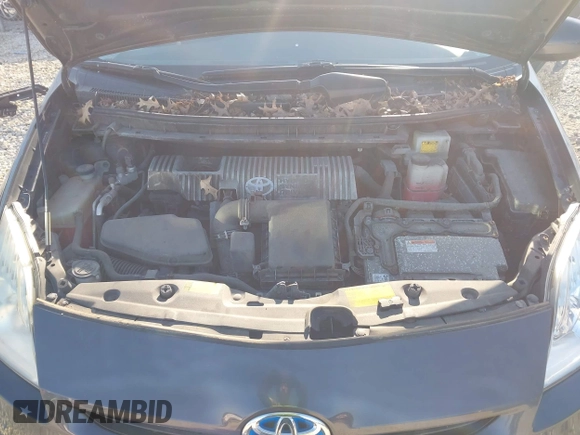2011 Toyota Prius I with VIN JTDKN3DU8B0290855, listed as a IAAI auction lot 41987491 with 163,456 mi miles. Bid and sale history available at carsss.com. Image 10.