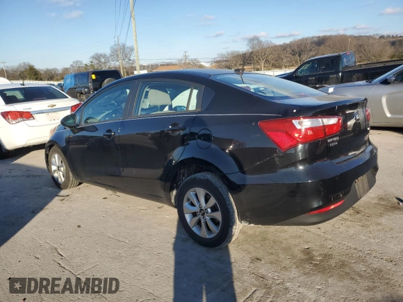 2017 Kia Rio EX with VIN KNADN4A32H6072178, listed as a Copart auction lot 88230125 with 87,529 mi miles and Salvage Title. Bid and sale history available at carsss.com. Image 2.