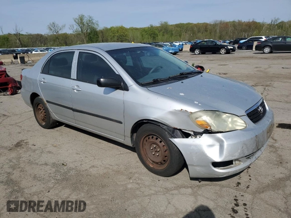2005 Toyota Corolla CE with VIN JTDBR32E252057756, listed as a Copart auction lot 54938805 with 268,756 mi miles and Clean Title. Bid and sale history available at DreamBid. Image 4.