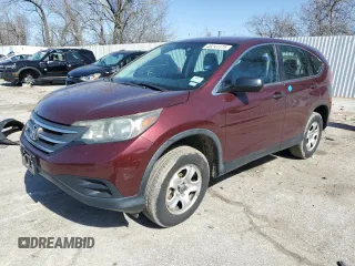 2014 Honda CR-V LX with VIN 5J6RM4H31EL052139, listed as a Copart auction lot 50421445 with 107,540 mi miles and Salvage Title. Bid and sale history available at carsss.com. Image 1.