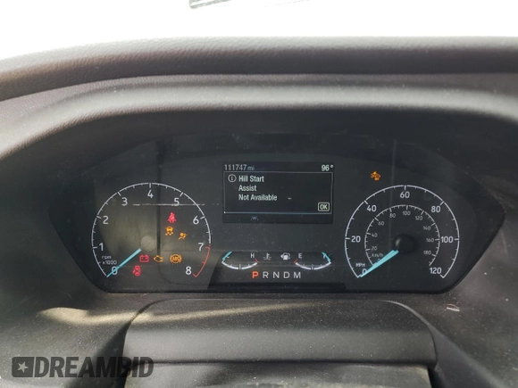 2020 Ford Transit Cargo with VIN 1FTBR1X87LKB58859, listed as a Copart auction lot 61063065 with 111,747 mi miles and Salvage title. Bid and sale history available at DreamBid. Image 9.