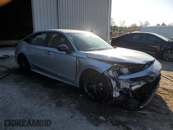 2023 Honda Civic Sedan Sport with VIN 2HGFE2F53PH559737, listed as a Copart auction lot 46540325 with 10,267 mi miles and Salvage Title. Bid and sale history available at carsss.com. Image 4.