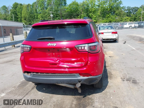 2018 Jeep Compass Sport with VIN 3C4NJCABXJT308768, listed as a IAAI auction lot 42420499 with 84,285 mi miles and . Bid and sale history available at DreamBid. Image 17.
