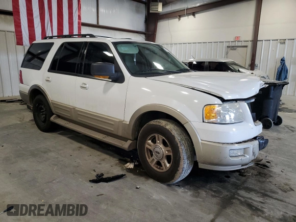 2005 Ford Expedition Eddie Bauer z VIN 1FMFU17565LA75969, wystawiony jako Copart lot #42713195 z przebiegiem 171 427 mil mil oraz Szkoda całkowita • Salvage title. Historia ofert i sprzedaży dostępna na DreamBid. Obrazek 4.