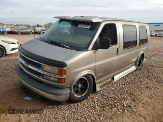 1999 Chevrolet Express with VIN 1GBFG15R6X1064605, listed as a Copart auction lot 82674014 with 289,285 mi miles and Clean Title. Bid and sale history available at carsss.com. Image 1.