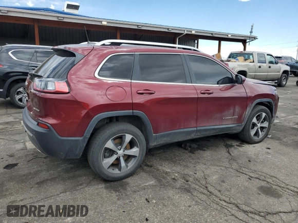 2019 Jeep Cherokee Limited z VIN 1C4PJMDX2KD351644, wystawiony jako Copart lot #55342865 z przebiegiem 65 570 mil mil oraz Szkoda całkowita • Salvage title. Historia ofert i sprzedaży dostępna na DreamBid. Obrazek 3.