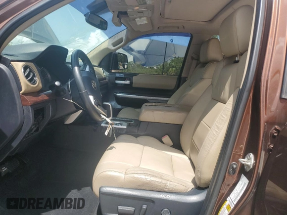 2017 Toyota Tundra Limited with VIN 5TFFW5F12HX223522, listed as a Copart auction lot 59912105 with 94,567 mi miles and Salvage title. Bid and sale history available at DreamBid. Image 7.