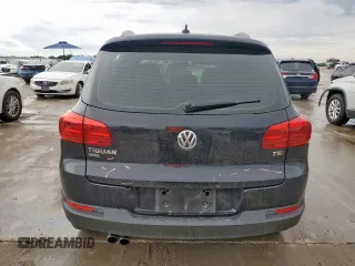 2017 Volkswagen Tiguan S with VIN WVGAV7AX4HK045724, listed as a Copart auction lot 60621715 with 64,004 mi miles and Salvage title. Bid and sale history available at DreamBid. Image 6.