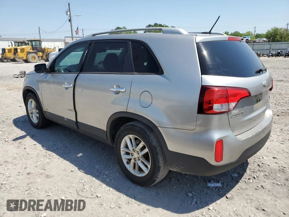 2014 Kia Sorento LX with VIN 5XYKTCA61EG438449, listed as a Copart auction lot 53690115 with 167,497 mi miles and Clean Title. Bid and sale history available at carsss.com. Image 2.