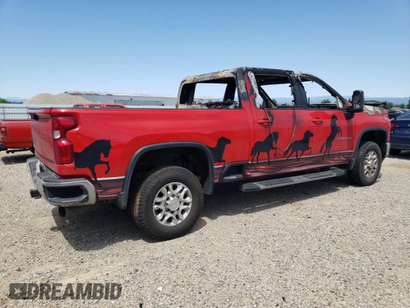 2021 Chevrolet Silverado 3500HD LT with VIN 1GC4YTEY0MF280080, listed as a Copart auction lot 55326904 with 0 mi miles and Non Repairable. Bid and sale history available at carsss.com. Image 3.