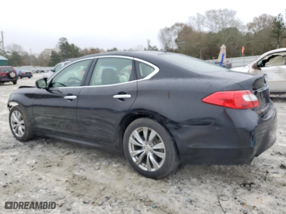 2013 Infiniti M37 with VIN JN1BY1AP9DM513820, listed as a Copart auction lot 84959394 with 155,510 mi miles and Salvage Title. Bid and sale history available at carsss.com. Image 2.