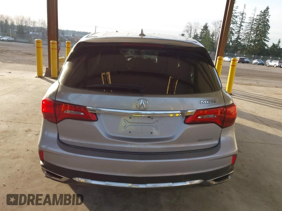 2017 Acura MDX w/Technology Pkg with VIN 5J8YD4H59HL003506, listed as a IAAI auction lot 41318201 with 63,120 mi miles. Bid and sale history available at carsss.com. Image 16.