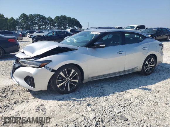 2023 Nissan Maxima SV with VIN 1N4AA6CV4PC510314, listed as a Copart auction lot 61914045 with 50,121 mi miles and Salvage title. Bid and sale history available at DreamBid. Image 1.