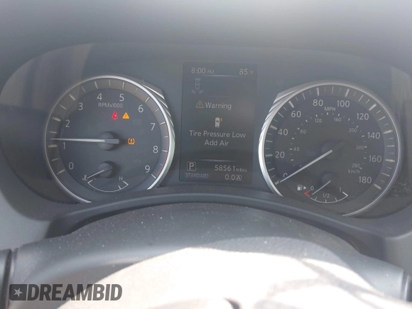 2018 Infiniti Q50 Red Sport 400 with VIN JN1FV7AP7JM461628, listed as a IAAI auction lot 42622062 with 58,561 mi miles and . Bid and sale history available at DreamBid. Image 15.