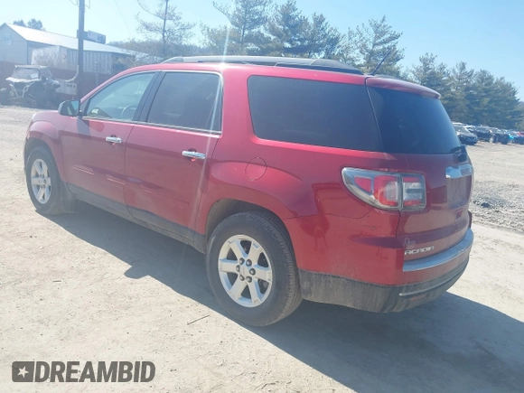 2014 GMC Acadia SLE with VIN 1GKKVPKD8EJ304489, listed as a IAAI auction lot 41752957 with 115,542 mi miles and . Bid and sale history available at carsss.com. Image 3.