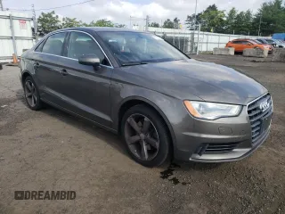 2015 Audi A3 Premium Plus with VIN WAUEFGFFXF1116380, listed as a Copart auction lot 63650445 with 117,910 mi miles and Salvage title. Bid and sale history available at DreamBid. Image 4.