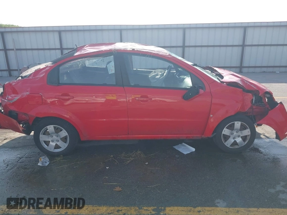 2009 Chevrolet Aveo 1LT with VIN KL1TD56E79B665441, listed as a IAAI auction lot 42507588 with 110,210 mi miles and . Bid and sale history available at DreamBid. Image 13.