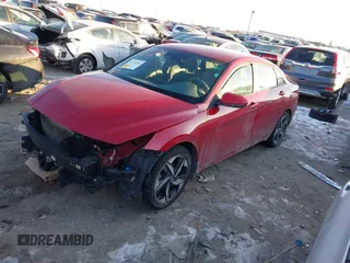 2023 Hyundai Elantra SEL with VIN KMHLS4AG3PU450699, listed as a IAAI auction lot 41336246 with 55,830 mi miles and . Bid and sale history available at DreamBid. Image 2.