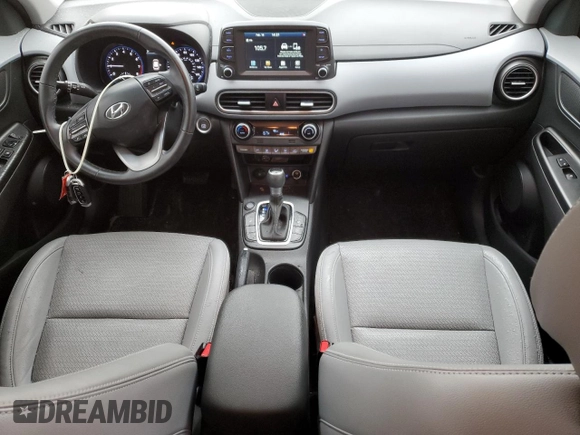 2021 Hyundai Kona Limited with VIN KM8K33A57MU600861, listed as a Copart auction lot 45422175 with 70,554 mi miles and Salvage Title. Bid and sale history available at carsss.com. Image 8.