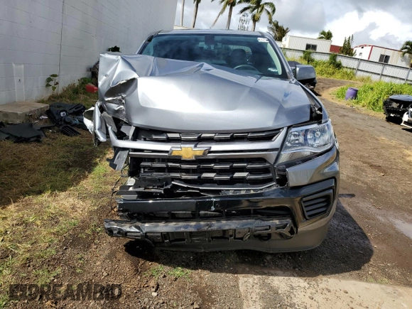 2021 Chevrolet Colorado 4WD Work Truck with VIN 1GCHTBENXM1200040, listed as a Copart auction lot 43619954 with 35,569 mi miles and Non Repairable. Bid and sale history available at carsss.com. Image 5.