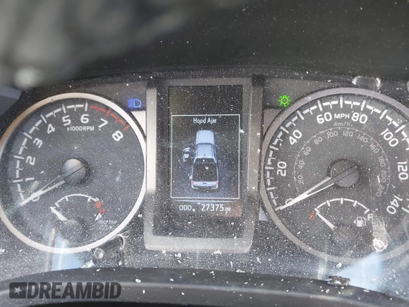 2023 Toyota Tacoma SR with VIN 3TMCZ5AN9PM574534, listed as a IAAI auction lot 41167910 with 27,375 mi miles and . Bid and sale history available at DreamBid. Image 7.