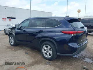 2023 Toyota Highlander L with VIN 5TDKDRAH4PS024895, listed as a IAAI auction lot 42390330 with 177,607 mi miles and . Bid and sale history available at DreamBid. Image 3.