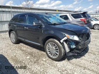 2015 Lincoln MKX with VIN 2LMDJ8JK0FBL20813, listed as a Copart auction lot 52284735 with 109,653 mi miles and Salvage Title. Bid and sale history available at DreamBid. Image 4.