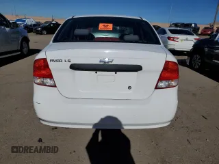 2006 Chevrolet Aveo LS with VIN KL1TD56616B542030, listed as a Copart auction lot 82115273 with 156,396 mi miles and Salvage title. Bid and sale history available at DreamBid. Image 6.