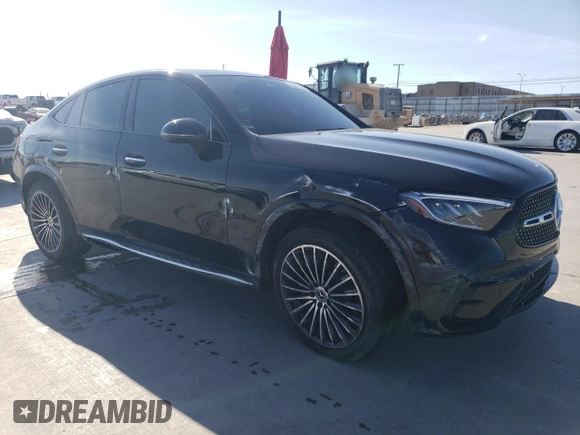 2025 Mercedes-Benz GLC with VIN W1NKJ4HB1SF265117, listed as a Copart auction lot 42263605 with 7,309 mi miles and Salvage Title. Bid and sale history available at carsss.com. Image 4.