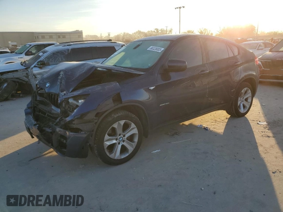 2014 BMW X6 xDrive35i with VIN 5UXFG2C52E0H09997, listed as a Copart auction lot 88328005 with 164,386 mi miles and Salvage Title. Bid and sale history available at carsss.com. Image 1.