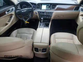 2016 Hyundai Genesis 3.8L with VIN KMHGN4JE6GU128579, listed as a Copart auction lot 69292634 with 83,603 mi miles and Salvage Title. Bid and sale history available at carsss.com. Image 8.