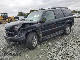 2005 Chevrolet Tahoe Z71 with VIN 1GNEK13T25R166929, listed as a Copart auction lot 71658224 with 0 mi miles and Salvage Title. Bid and sale history available at carsss.com. Image 1.