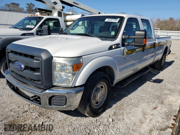 2015 Ford F-250 XL with VIN 1FT7W2A6XFED18828, listed as a Copart auction lot 46263755 with Not provided miles and Salvage title. Bid and sale history available at DreamBid. Image 1.