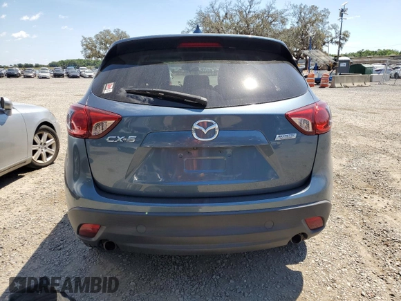 2016 Mazda CX-5 Touring with VIN JM3KE2CY0G0894283, listed as a Copart auction lot 50592065 with 86,400 mi miles and Salvage Title. Bid and sale history available at carsss.com. Image 6.