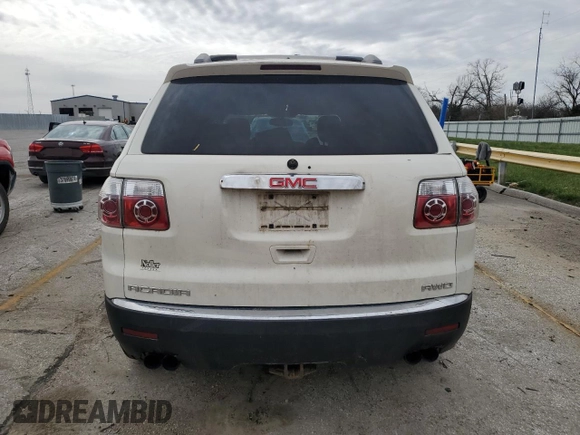 2010 GMC Acadia SL with VIN 1GKLVKED3AJ154305, listed as a Copart auction lot 49616735 with 209,792 mi miles and Clean Title. Bid and sale history available at carsss.com. Image 6.