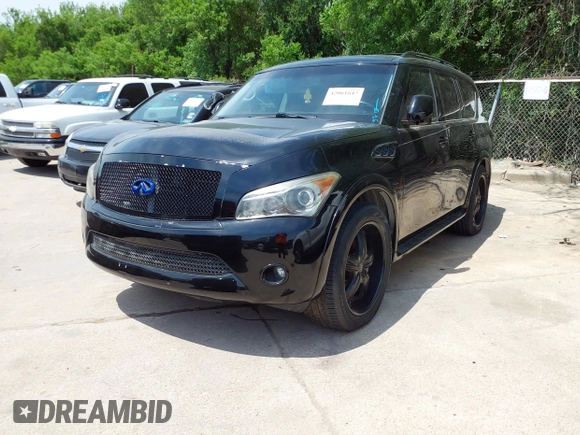 2012 Infiniti QX56 7-passenger with VIN JN8AZ2NFXC9519144, listed as a IAAI auction lot 42061647 with Not Provided miles and . Bid and sale history available at DreamBid. Image 23.