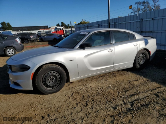 2016 Dodge Charger Police with VIN 2C3CDXKT8GH303734, listed as a Copart auction lot 42721485 with 97,893 mi miles and Salvage Title. Bid and sale history available at carsss.com. Image 1.