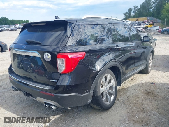 2020 Ford Explorer Platinum with VIN 1FM5K8HCXLGA34791, listed as a IAAI auction lot 42329315 with 65,820 mi miles and . Bid and sale history available at DreamBid. Image 4.