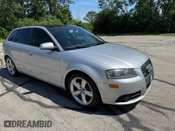 2008 Audi A3 S line z VIN WAUKD78P98A010388, wystawiony jako Copart lot #62168315 z przebiegiem 317 248 mil mil oraz Czysty tytuł • Clean title. Historia ofert i sprzedaży dostępna na DreamBid. Obrazek 1.
