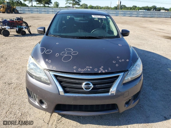 2014 Nissan Sentra SV with VIN 3N1AB7AP7EL633496, listed as a Copart auction lot 55571494 with 105,519 mi miles and Salvage Title. Bid and sale history available at carsss.com. Image 5.