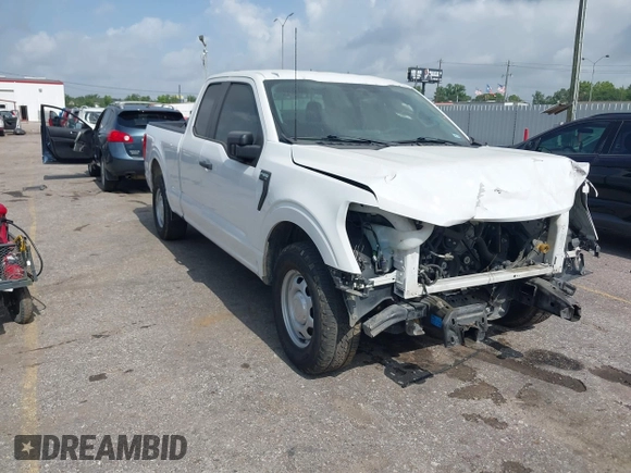 2023 Ford F-150 XL with VIN 1FTEX1C53PKE18890, listed as a IAAI auction lot 42341574 with 50,977 mi miles and . Bid and sale history available at DreamBid. Image 1.