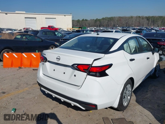 2024 Nissan Versa S with VIN 3N1CN8DVXRL836078, listed as a IAAI auction lot 41775680 with 18,093 mi miles and . Bid and sale history available at DreamBid. Image 4.