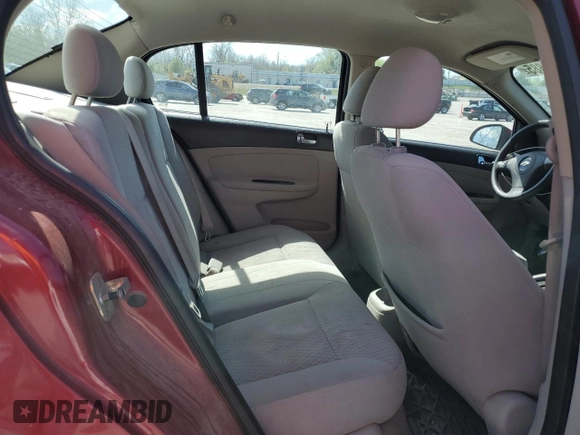 2008 Chevrolet Cobalt LT with VIN 1G1AL58FX87140490, listed as a Copart auction lot 53113885 with 91,486 mi miles and Salvage Title. Bid and sale history available at DreamBid. Image 10.