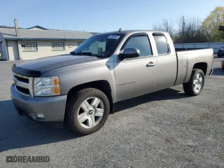 2007 Chevrolet Silverado 1500 LTZ with VIN 2GCEK19J071693524, listed as a Copart auction lot 53848485 with 145,148 mi miles and Salvage Title. Bid and sale history available at carsss.com. Image 1.