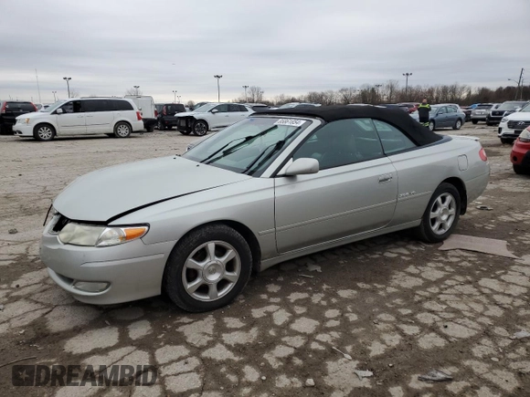2002 Toyota Solara SE with VIN 2T1FF28P32C561579, listed as a Copart auction lot 85861854 with Not Provided miles and Salvage Title. Bid and sale history available at DreamBid. Image 1.